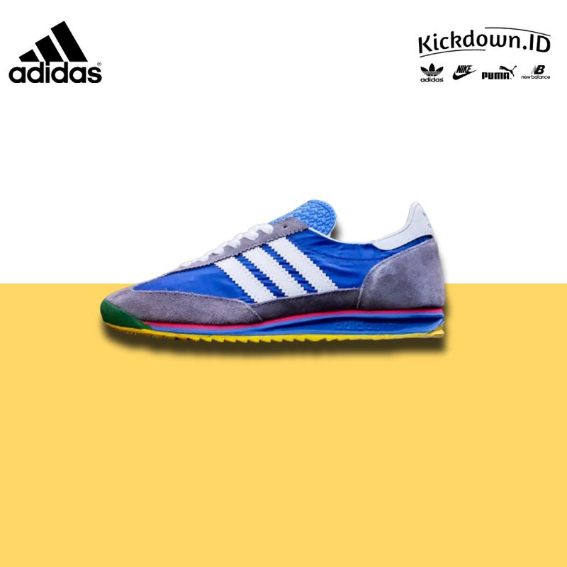 Adidas SL 72 Vintage Blue Grey White Original BNWB BNIB / Sepatu Pria Premium Original / Sepatu Adid