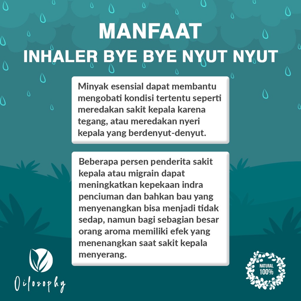 ESSENTIAL OIL INHALER SAKIT KEPALA | PUSING | MIGRAIN | AROMATERAPI | BUKAN DIFFUSER | KESEHATAN