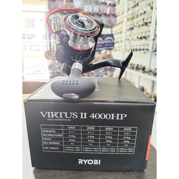 reel ryobi virtus II 4000 hp