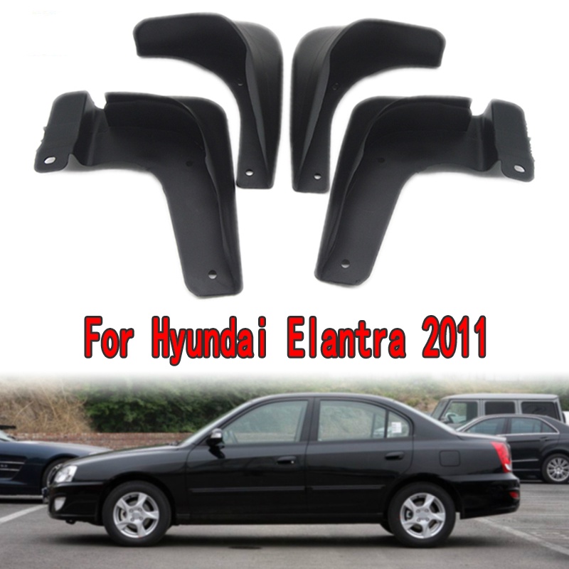 1 Set Mud Flap Pelindung Splash Untuk Fender Mobil Hyundai Elantra 2011