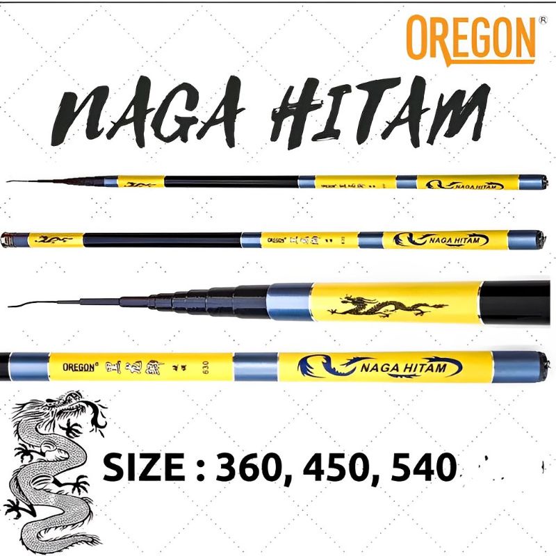 JORAN TEGEK OREGON NAGA HITAM 360 450