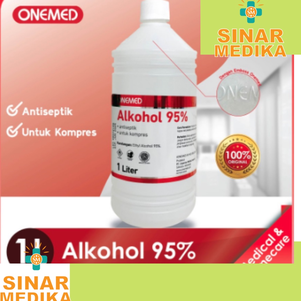 ALKOHOL 95% 1 LITER . ANTISEPTIK 95%