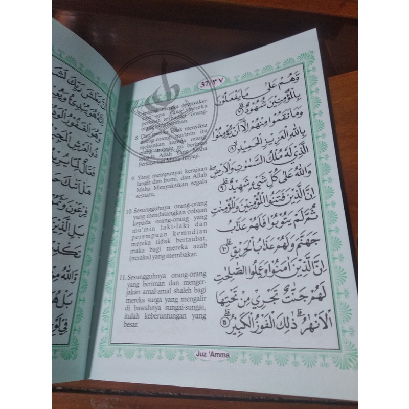 Buku IQRO Besar Juz Amma dan Terjemah Warna