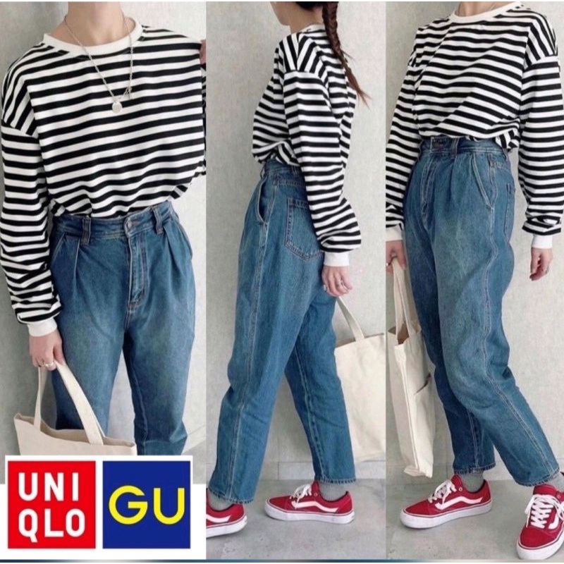 GU Uniqlo Baggy jeans