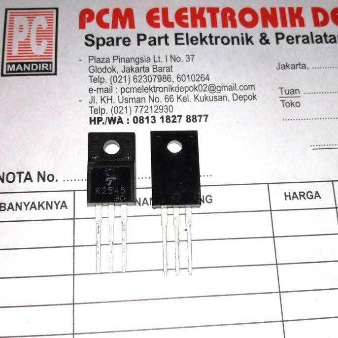 K2545 2Sk2545 K 2545 2Sk Sk2545 Original Transistor To220 To-220 Pcmelebik54 Ayo Beli