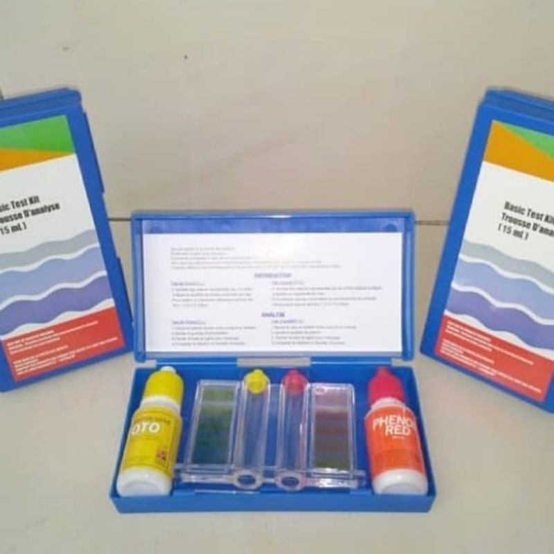 alat untuk mengecek kandungan air dalam kolam renang Testkit
