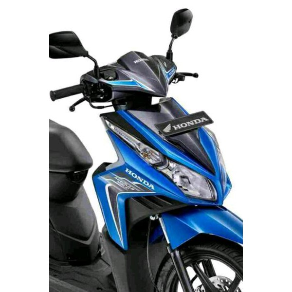 Spakbor Depan Honda Vario CBS Techno Karbu Warna Biru