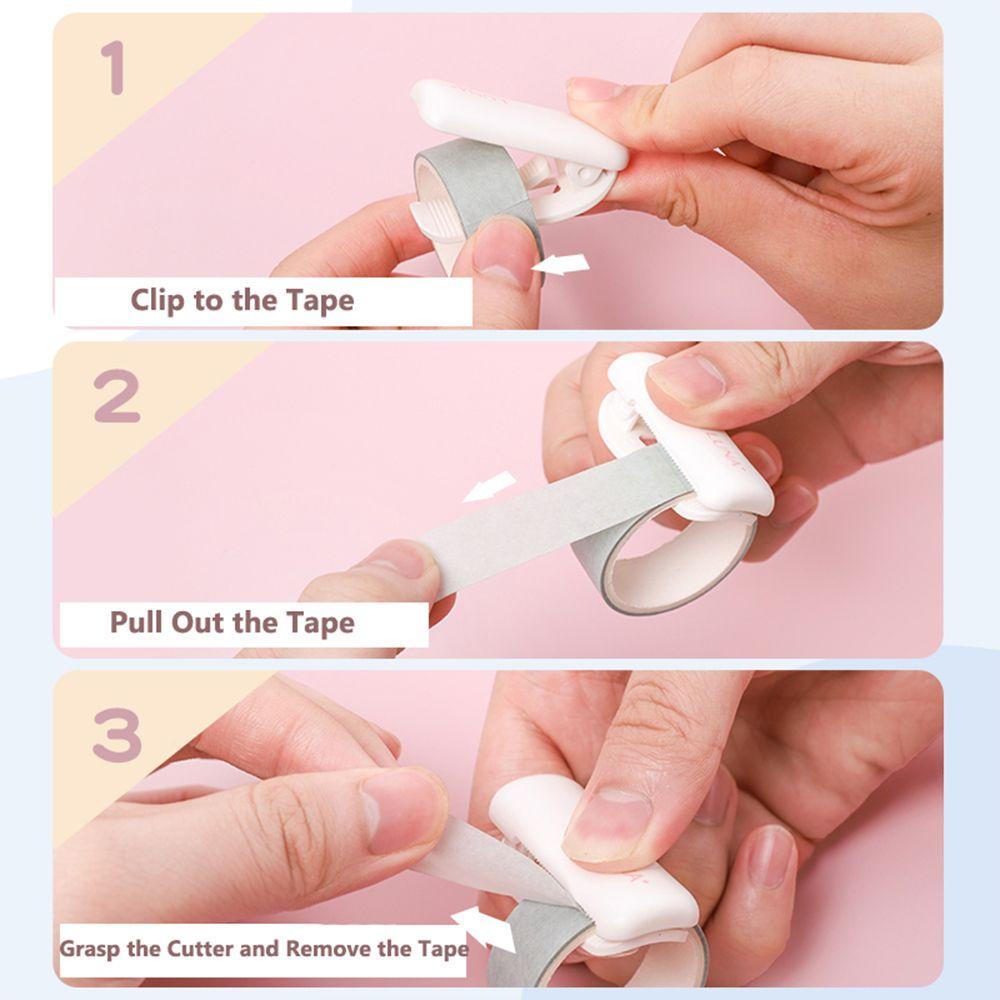 AUGUSTINA Masking Tape Cutter Mini 1pc DIY Kerajinan Seni Stiker Selotip Plastik Organzier