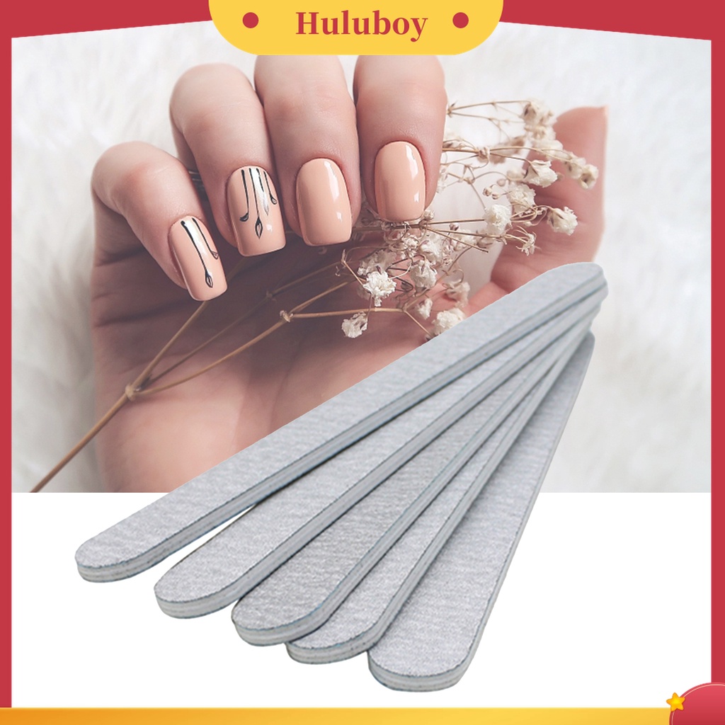 Huluboy Huluboy♡ 5 Pcs Buffer Files Kuku Ringan Mudah Digunakan Untuk Salon