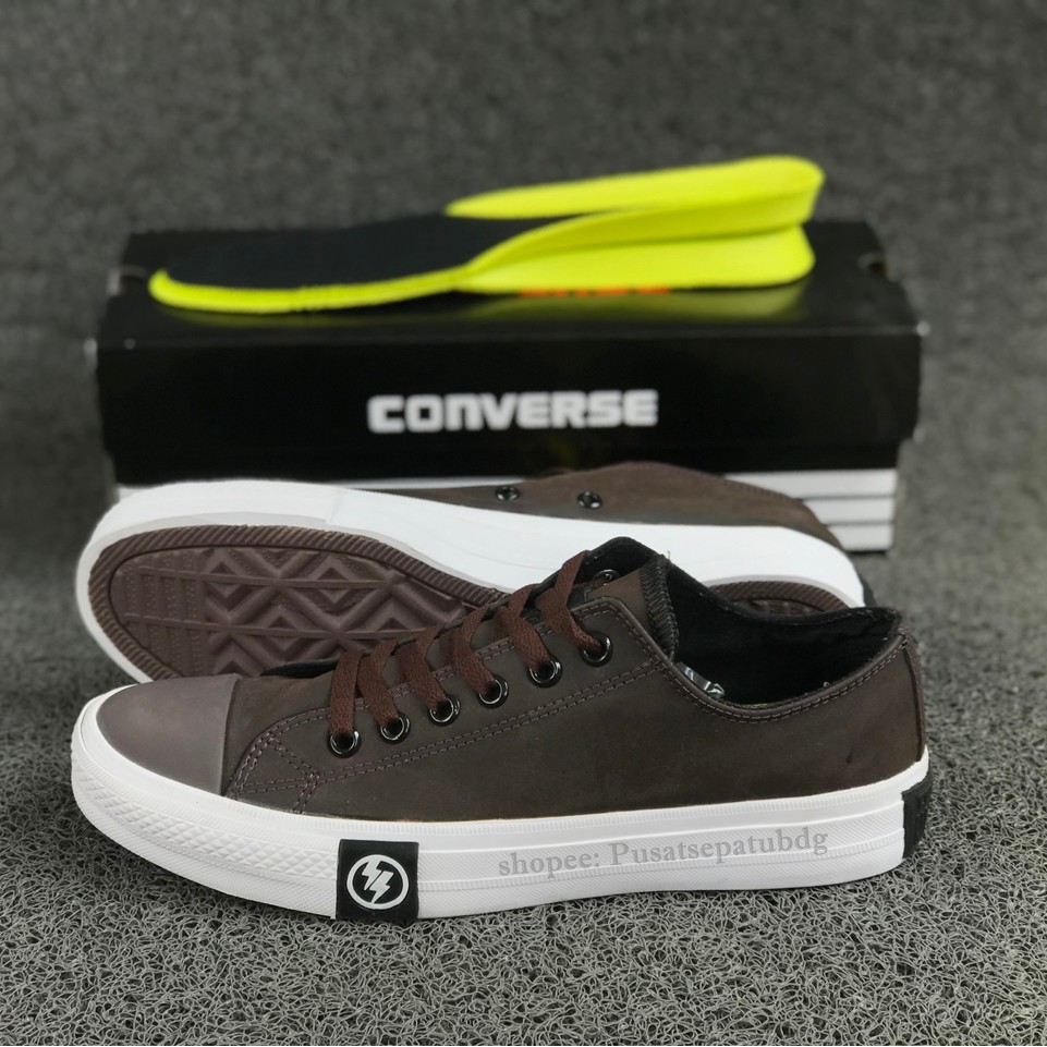 Sepatu Converse Undefeated Low Piu Brown