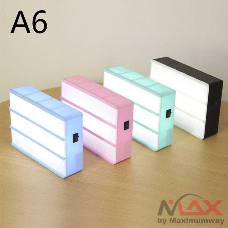 Neon box lampu box Tonewan Lampu LED Cinema Light Decoration Box A6 - N1618 Warna Hitam papan iklan New A4 A6 Size LED Combination Light Box Night Lamp DIY BLACK Letters Cards USB PORT Powered Cinema Light box