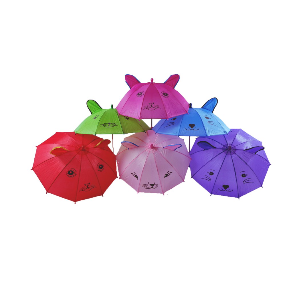 Payung Anak Kuping Karakter Payung Anak Musim Hujan Payung