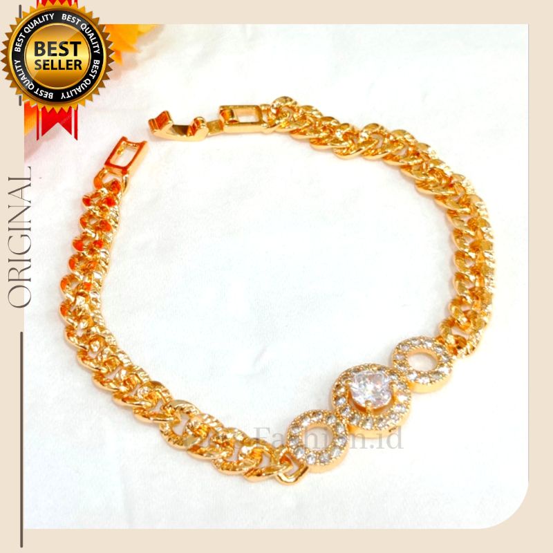 gelang tangan Rantai buket free batu permata zircon