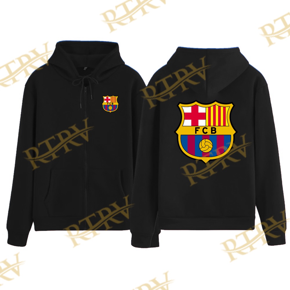 Jaket Sweater Anak Anak Barcelona FC