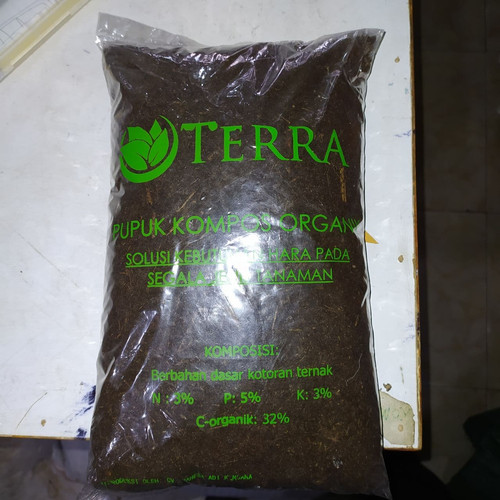 Pupuk Kompos Organik Terra Kemasan 1 Kg
