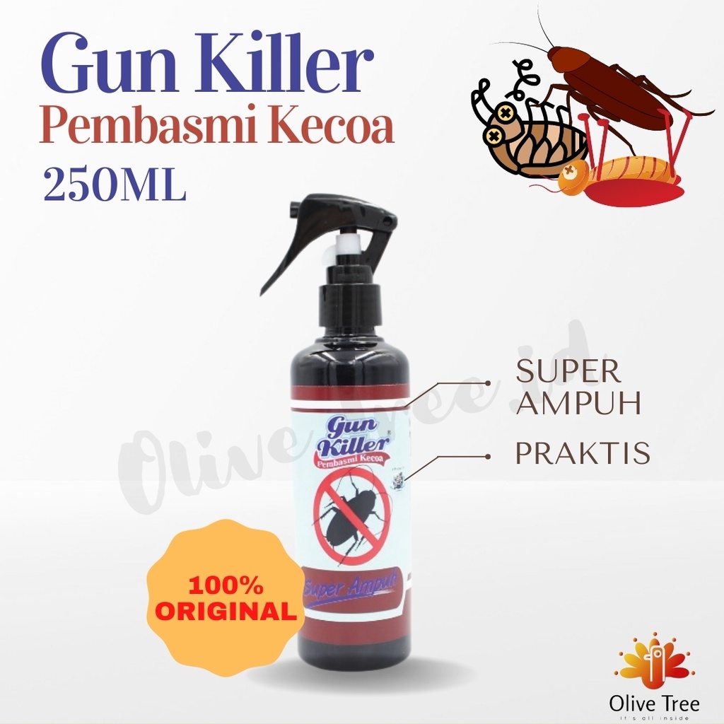 Gun Killer Semprot Racun Kecoa Kecoak Basmi Kecoa Ampuh Bugs Buster Bubuk Racun Anti Kecoa Serbuk Obat Pembasmi Kecoak