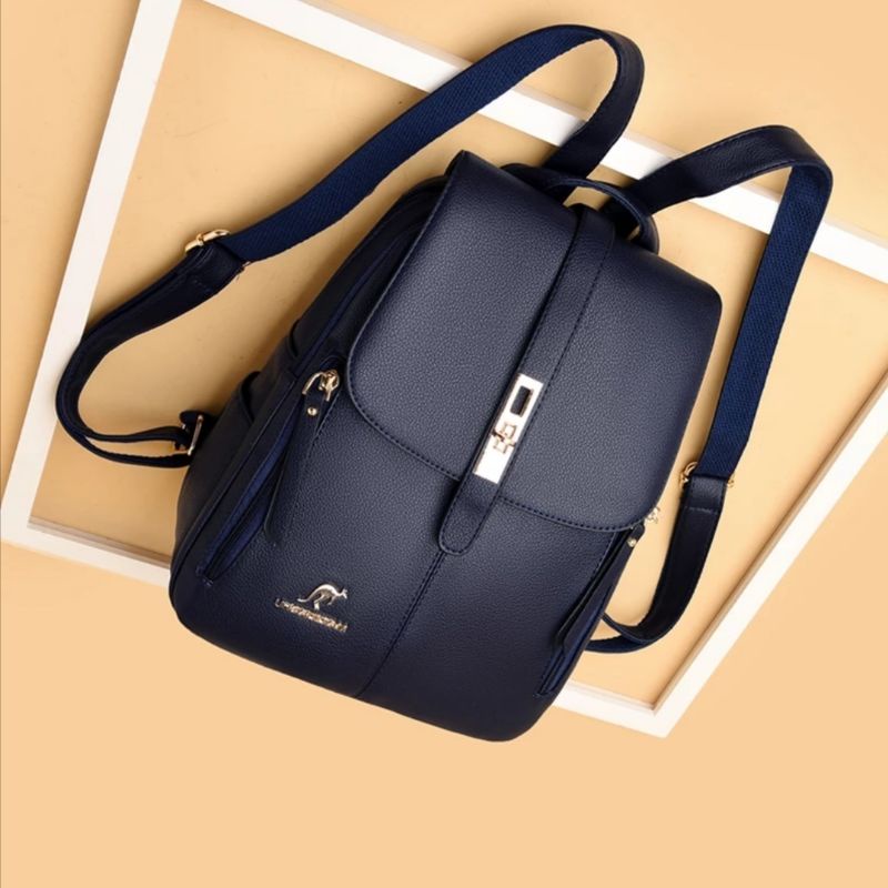 Tas Ransel Wanita Import Dollyn Cabella Ransel Azela D20183 FASHION WANITA RESTOK KULIT-Navy