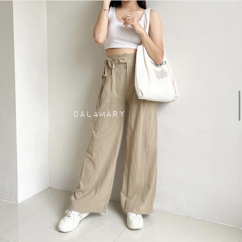 BIEBILS CULLOTES LINEN PANTS 2391