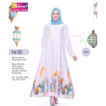 GAMIS NIBRAS SYAR'I NS 52 ORIGINAL NIBRAS TERBARU 2020