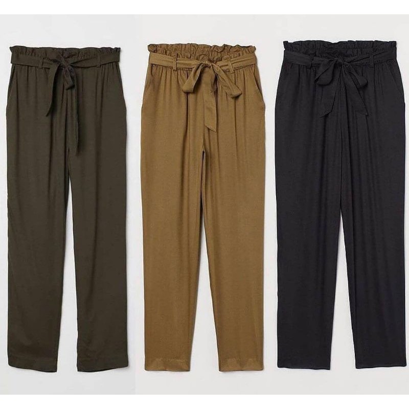

H&M paperbag trousers