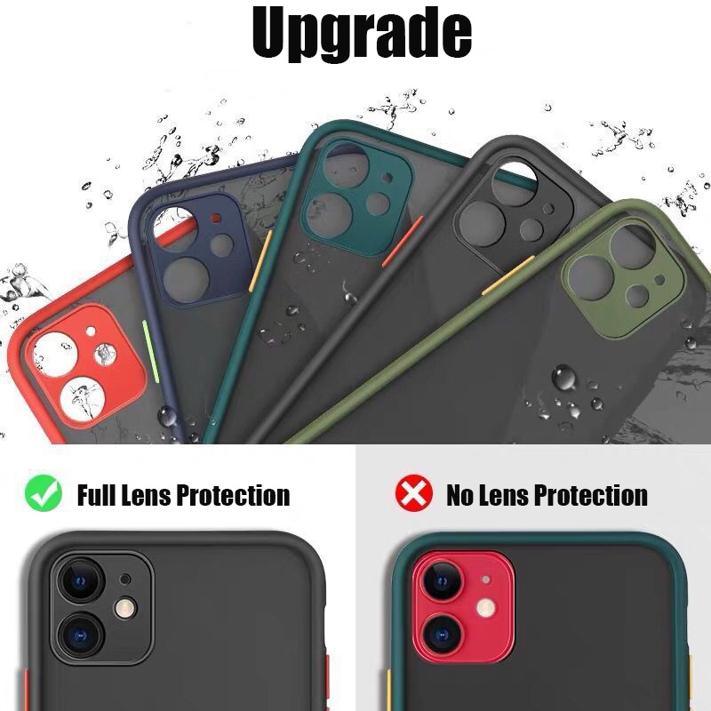 iPhone 11 Pro Max iPhone 6s iPhone 7 8 Plus iPhone XR iPhone XS Max Casing Soft Case Silikon TPU Matte Untuk