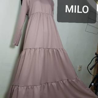  Gamis  rempel dress kekinian baju  cantik 3 gamis  jumbo  