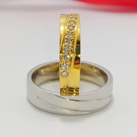 CINCIN COUPLE NIKAH  EMAS PALLADIUM