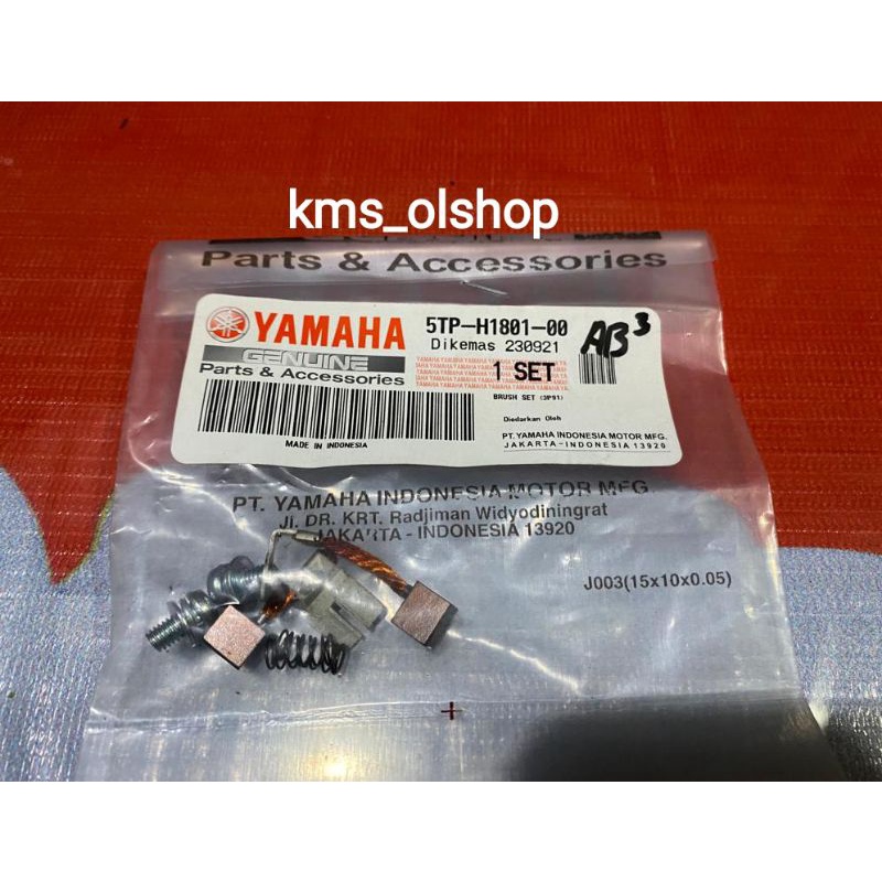 Arang Stater Cool Kul Carbon Brush Yamaha Mio J Soul GT Fino FI Jupiter Nmax Original 5TP-H1801-00