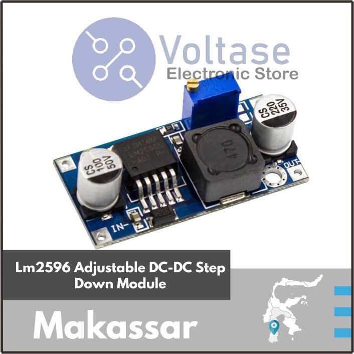 Jual LM2596 Adjustable DC-DC Step Down Buck Module | Shopee Indonesia