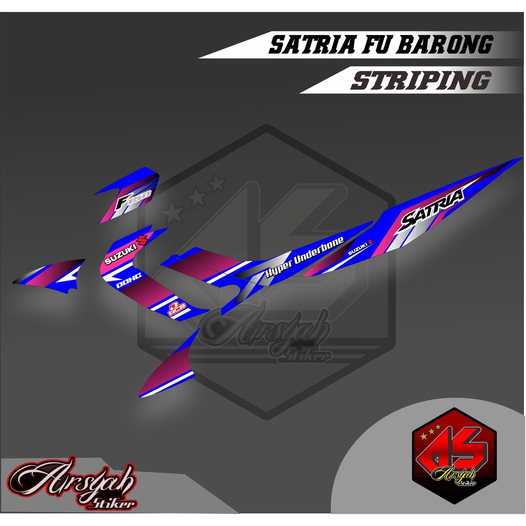 Striping satria fu Barong / Striping satria Barong /Striping Satria Fu lama / Striping Satria Fu Sti