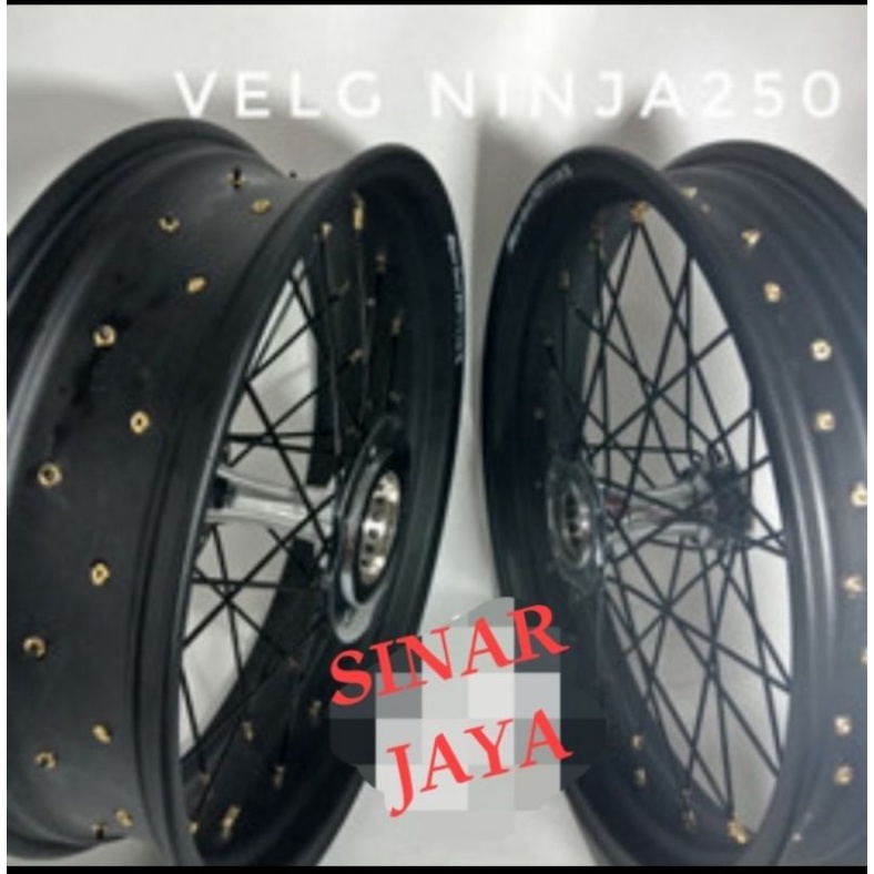 sepaket velg ninja 250 SL kawasaki ninja fi 250 mono 250