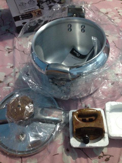 Home-klik Oxone Ox-2008 Pressure Cooker Alupress 8 Liter - Peralatan Masak - Silver