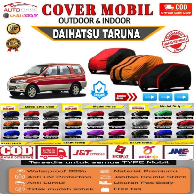 COVER PENUTUP BODY MOBIL DAIHATSU TARUNA CSX FGX SARUNG MOBIL TARUNA 2000_2005