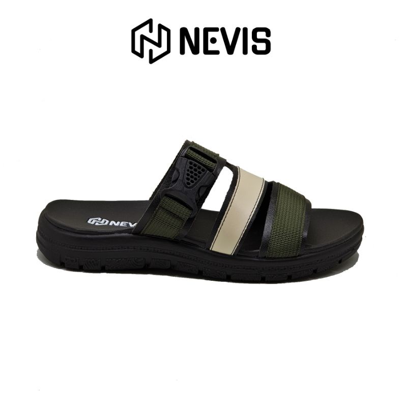 NEVIS NVS 09 Sandal Slop Casual Pria Sendal Distro Kasual Selop Outdoor Cowok Slip On-3
