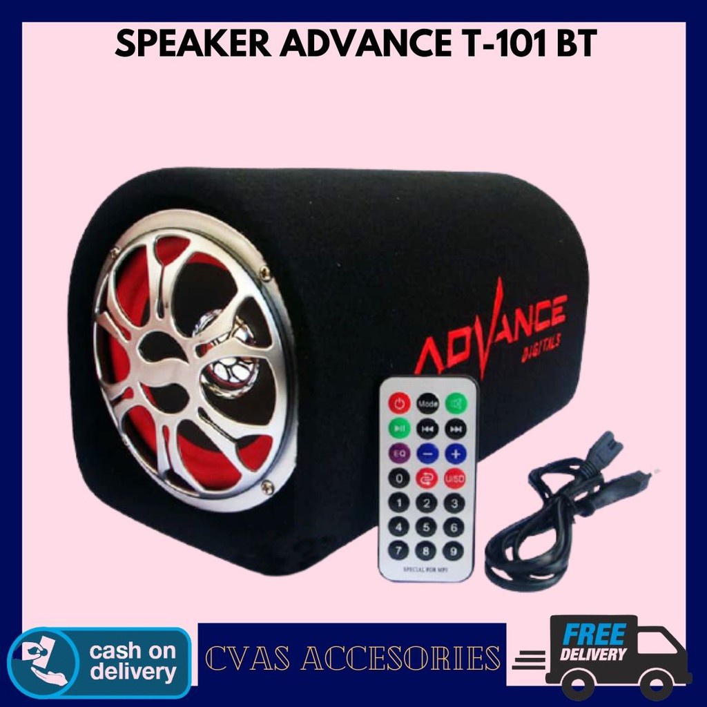 Speaker tabung Advance T101 BT Bluetooth / Karaoke / Subwoofer Speaker T101BT 5 inch