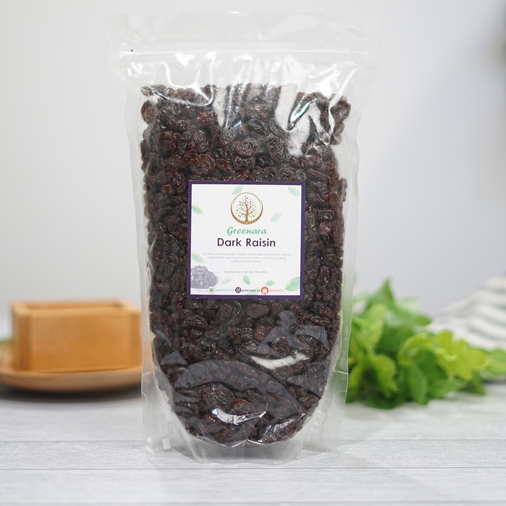 

Dark Raisin unsweetened 1kg Kismis hitam 1Kg