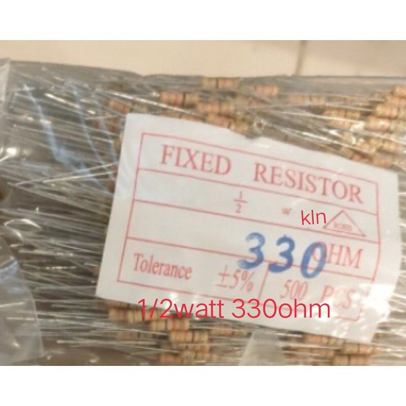 10pcs Resistor 330ohm 1/2watt 330 OHM 0.5watt