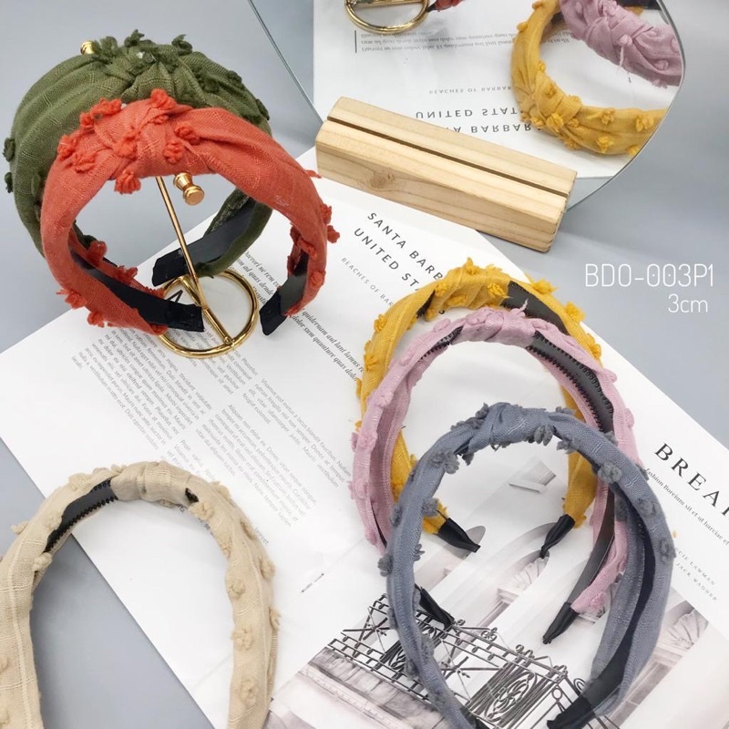 Bando Import Korea/Bando Silang Polos Warna Woll/Bandana Fashion Dewasa Import