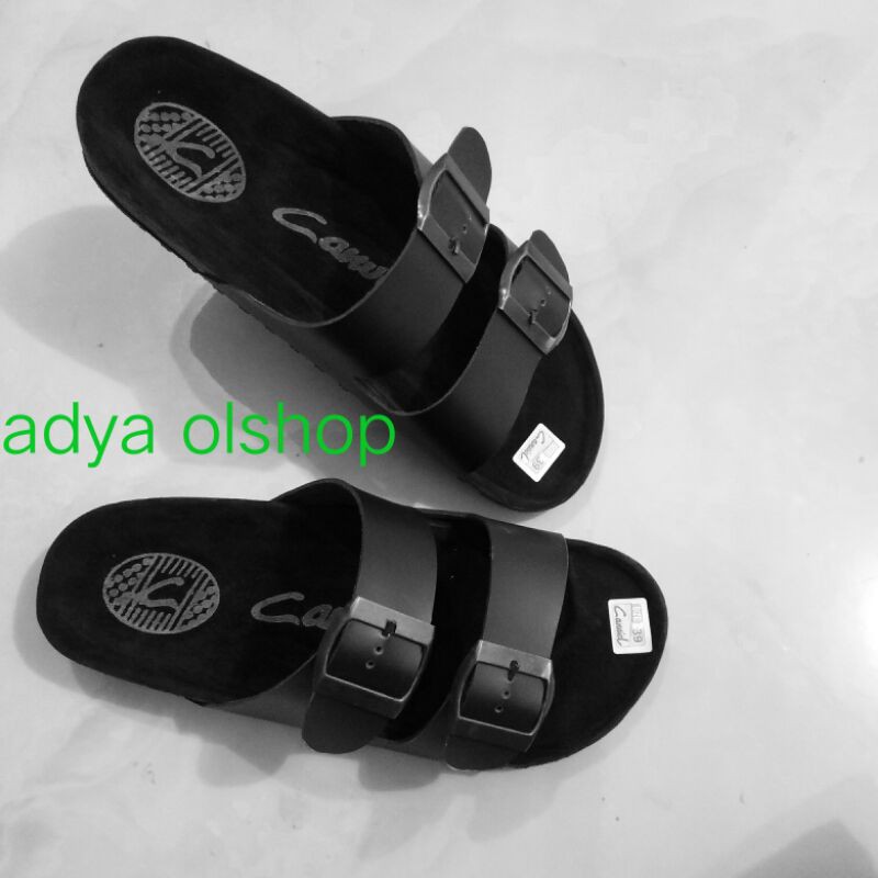 Sandal casual puyu canvil flat casual canvil termurah tp ga murahan