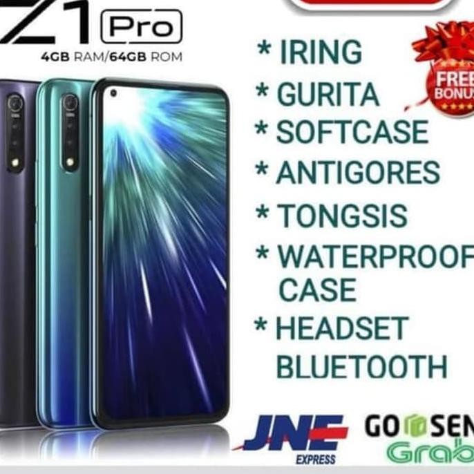 TERMURAH NEW HP VIVO Z1 PRO ( RAM 4/64GB ) GARANSI RESMI Sonic Black - Sanic Black READY STOCK