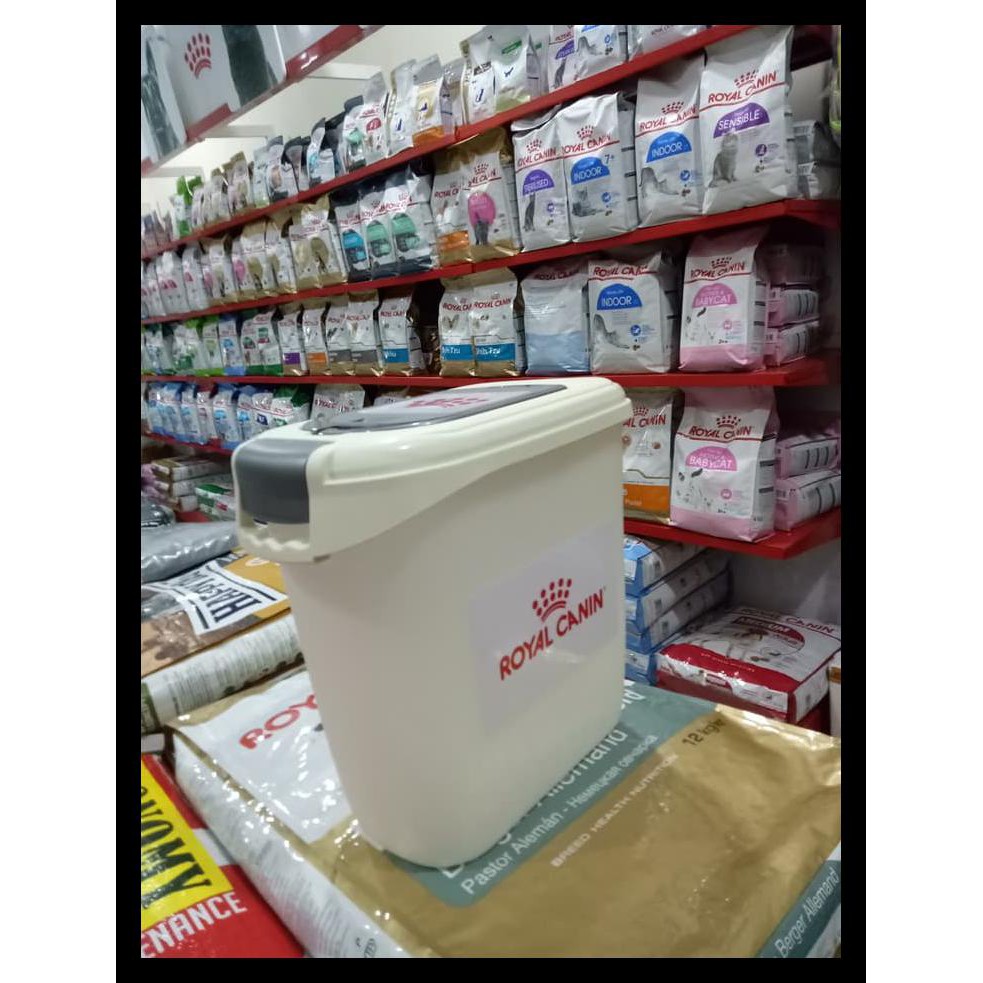 MURAH PET FOOD CONTAINER ROYAL CANIN SIZE MEDIUM - PROMO PRICE BIG SALE