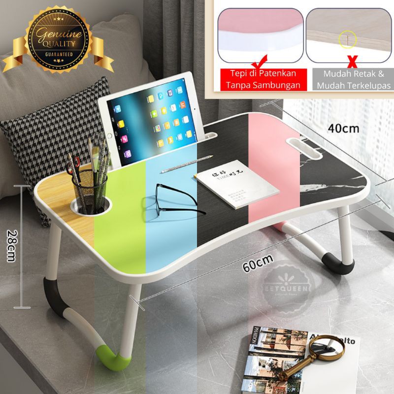 Meja Laptop / Meja Belajar / Meja Lipat Portable | Pelajar Mahasiswa Pegawai | Remaja Dewasa