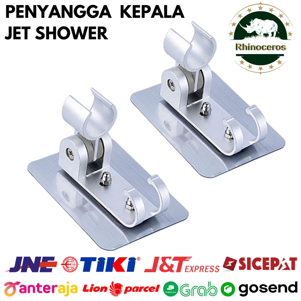 Dudukan Penyangga Shower Bidet Gantungan Kepala Shower Tempel