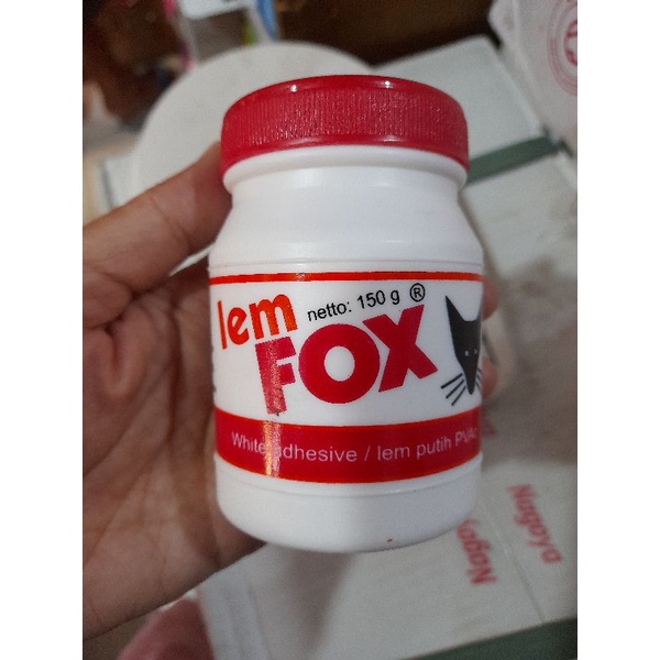 

LEM KAYU FOX BOTOLAN 150 GR lem putih pvc lem kertas bagus buat jilid buku