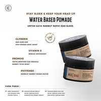 HIS ERHA Pomade Rambut Pria - Water Based Pomade 35 gr