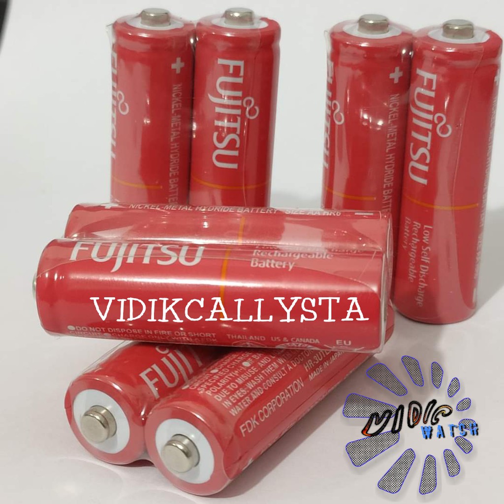 ASLI BATU BATRE BATTERY FUJITSU AA A2 950 mAh RECHARGEABLE BATRE CAS