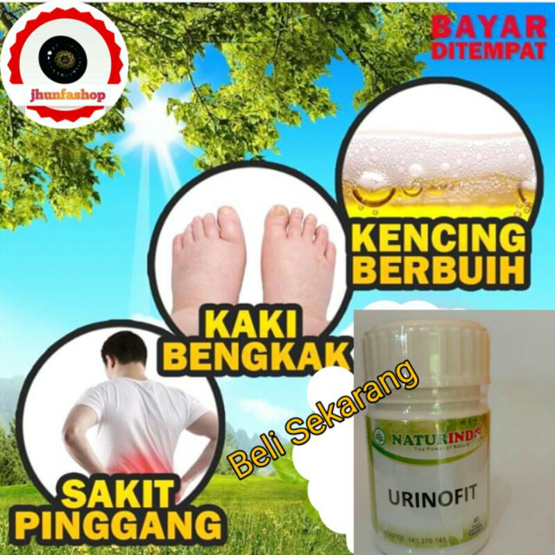 Urinofit Obat Susah Kencing Kencing Keruh Berbusa Sakit Pinggang Herbal Ginjal Kandung Kemih Shopee Indonesia