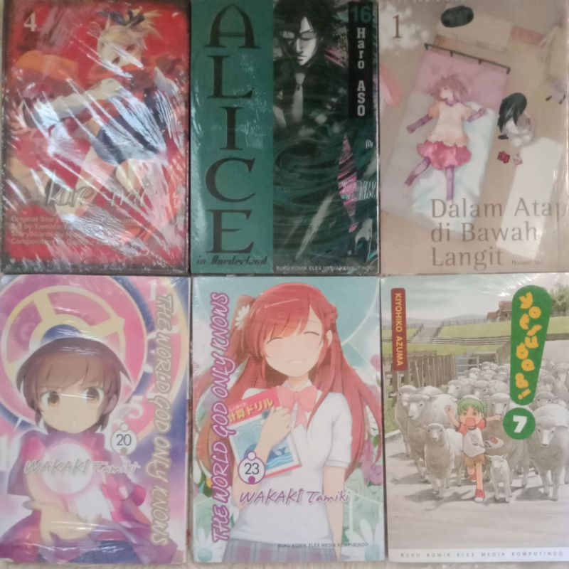 komik Elex yotsuba/the world God only knows/Alice in borderland/predator/dalam atap di bawah langit/dll