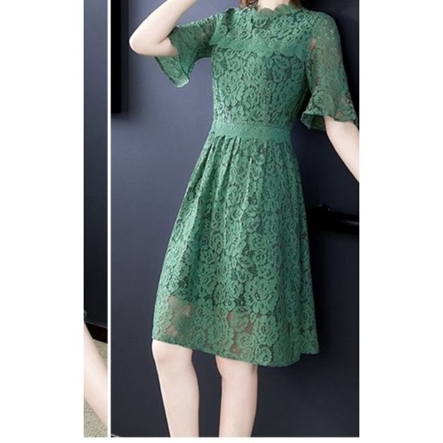 dress brokat dewasa dan remaja