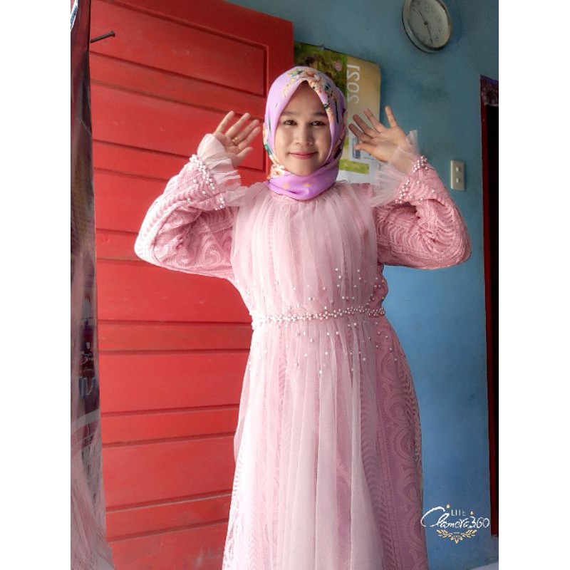 Gamis Ozias brokat viral